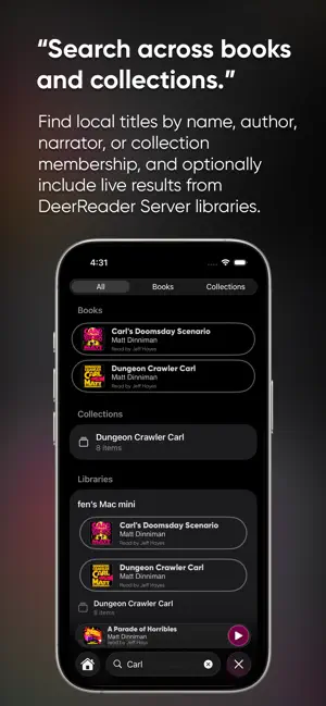 DeerReader: Audiobook Player screenshot 3