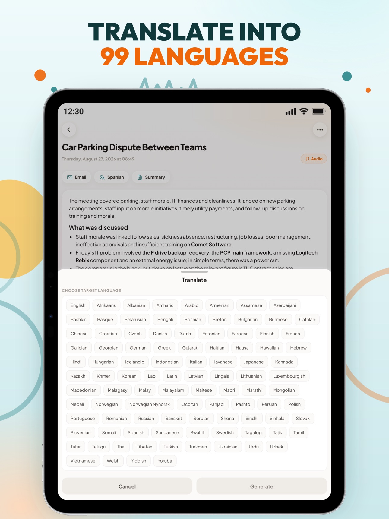 Screenshot 12 of Primo Notes: TLDL Dictaphone