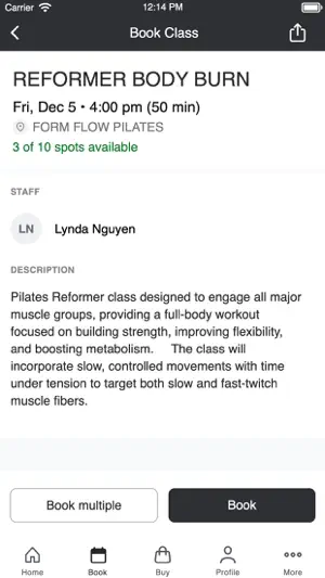 FORM FLOW PILATES screenshot 3