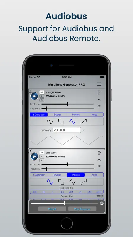 MultiTone Generator PRO screenshot 3 of 6