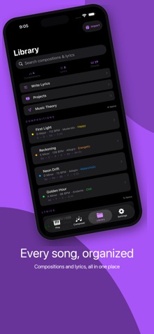 ChordWeave - AI Composer iPhone screenshot