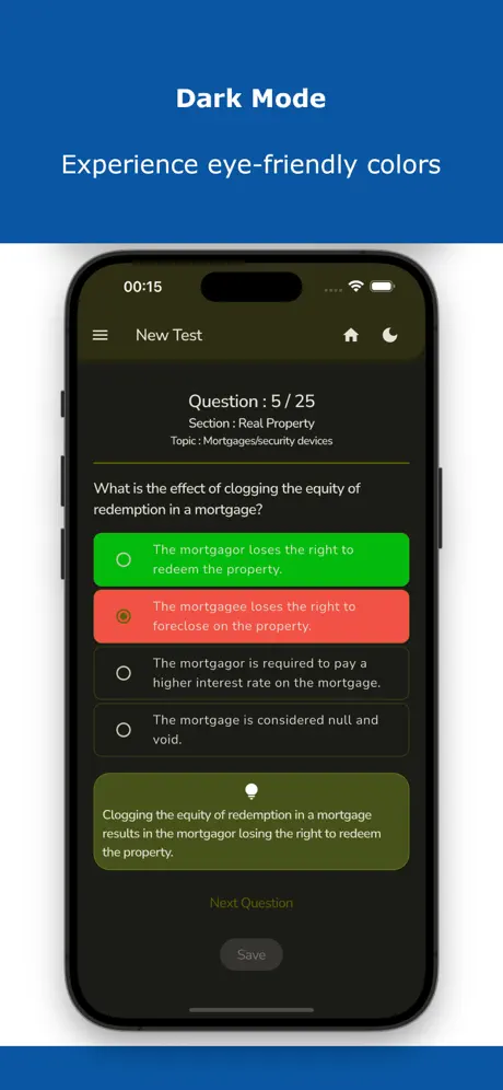 Bar Examiners Exam Practice Screenshot 4
