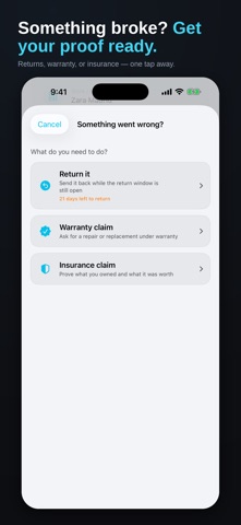 KeepSlip: Proof of Purchase screenshot