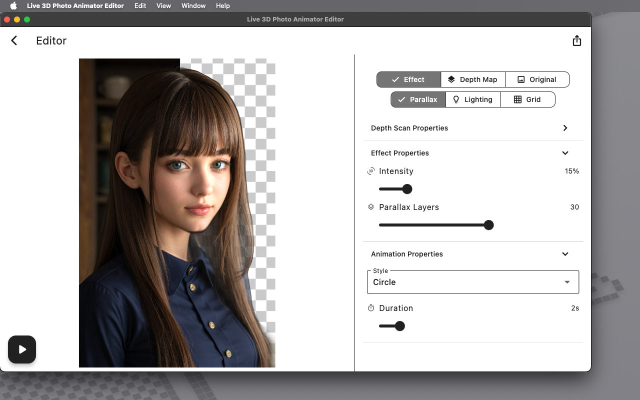 Live 3D Photo Animator Editor screenshot 20