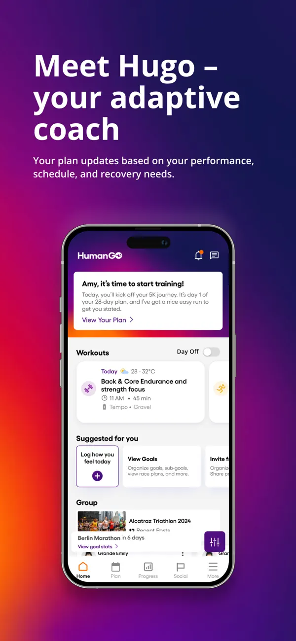 Screenshot #1 pour Humango: AI Training Planner