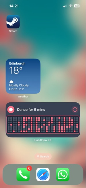HabitFlowKit Widget Screenshot