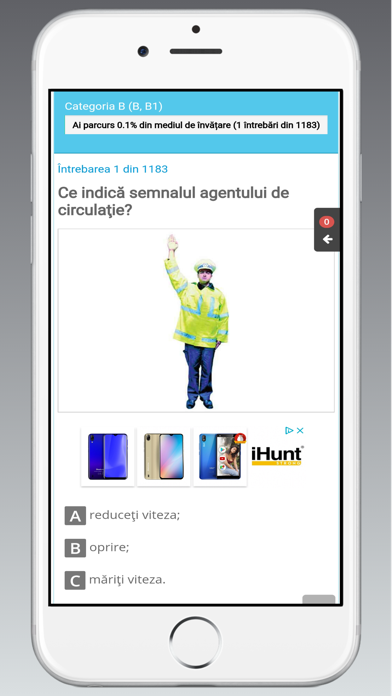 Școala Rutieră (DRPCIV) iPhone screenshot 1 - Education app