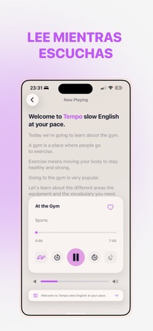 Tempo: Slow English iPhone screenshot 4