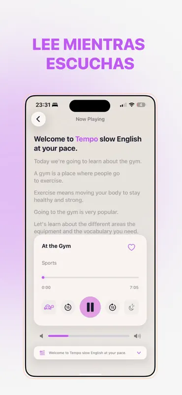 Tempo: Slow English screenshot 4 of 5