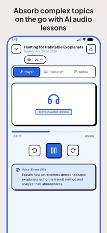 Sophira - AI Tutor Study Coach Screenshot 5 of 8