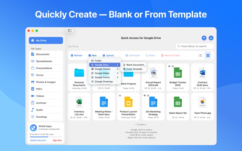 Quick Access for Google Drive Screenshot 6 of 10