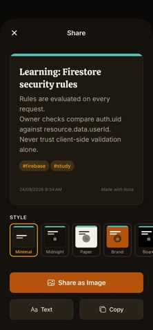 Daily Personal Notes Organizer Screenshot 6 of 6