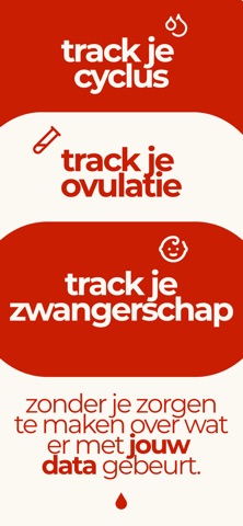 PERIOD. Menstruatiekalender iPhone screenshot 2
