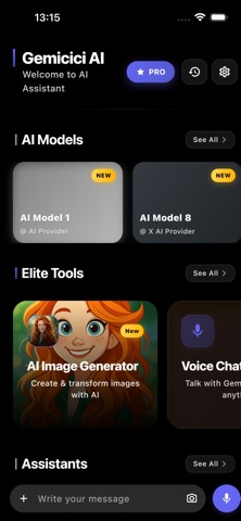 Gemicici AI - Chatbot Screenshot 1 of 4