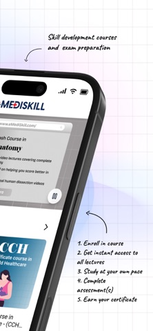 eMediSkill - Medical Courses iPhone screenshot