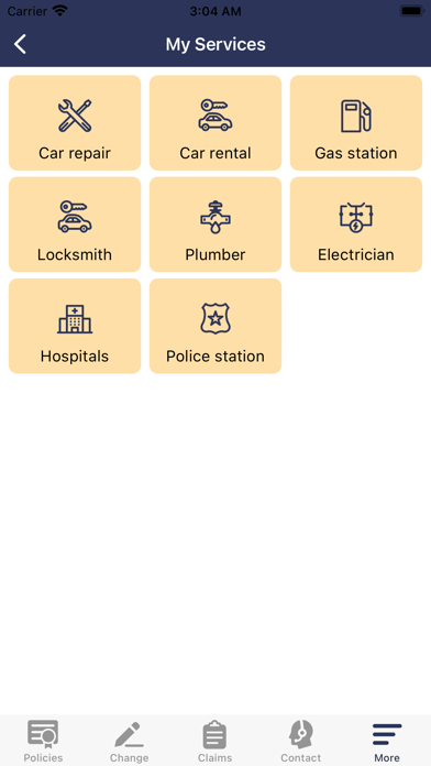 A-Kan Insurance App Screenshot