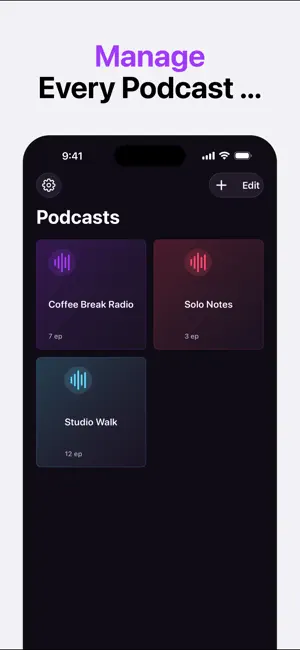 PodCall｜Podcast Voice Recorder screenshot 3
