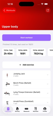 Switup - Workout & Gym Logger Screenshot 2 of 8