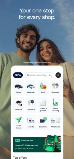Careem: rides, food, grocery screenshot