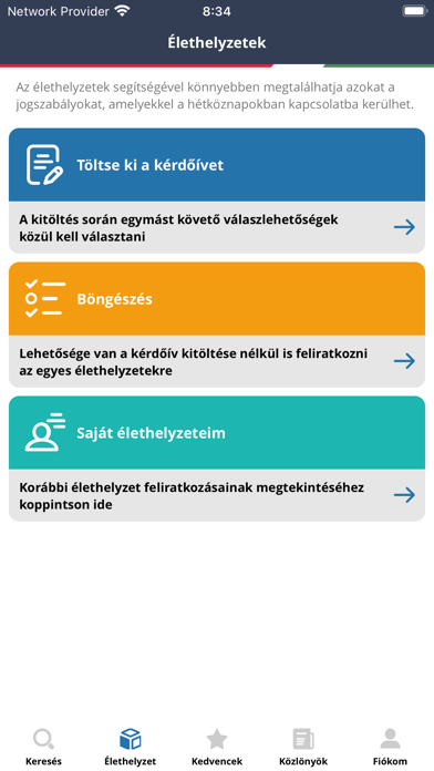 Jogszabálytár Screenshot