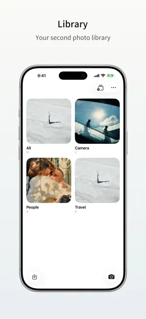 SecondPhoto: Camera, Album screenshot 1