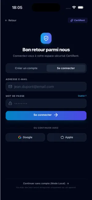 CertiRent screenshot 1