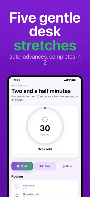 Desk Stretches - Mobility screenshot 1