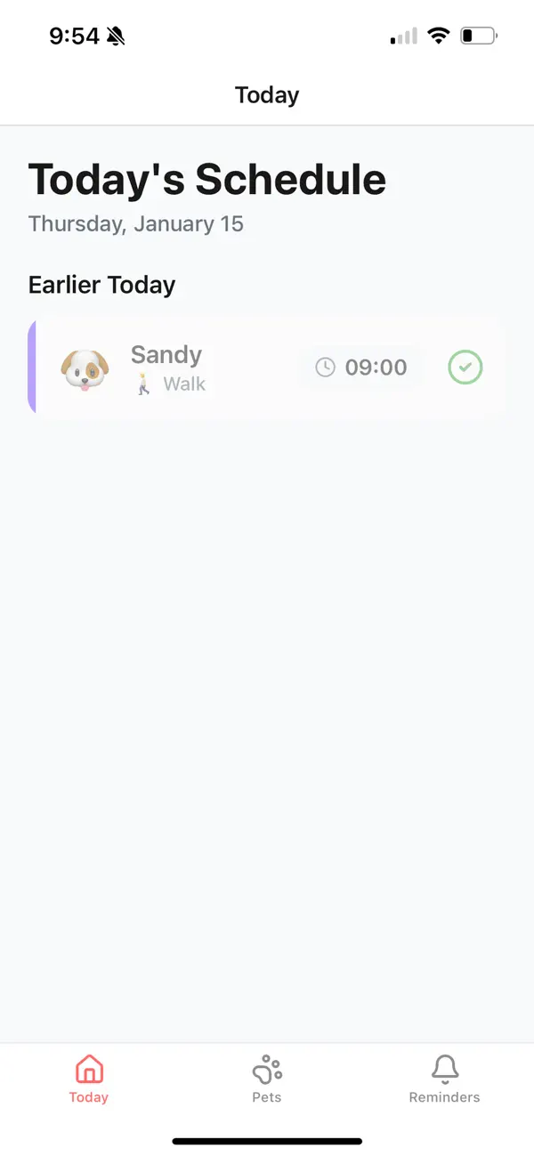 Screenshot #1 pour Pet Care: Reminders