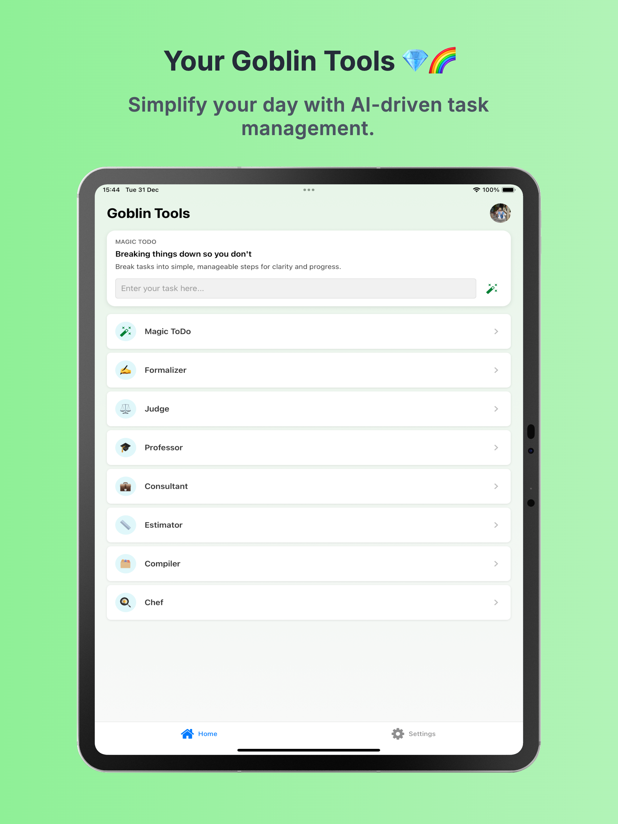 Goblin Tools - AI ADHD Planner screenshot 5