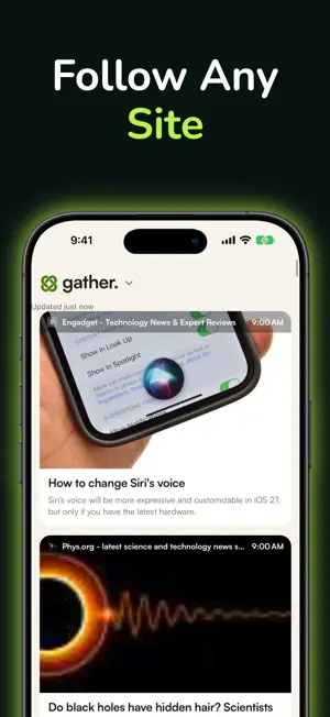 Gather: RSS & News Reader screenshot 3