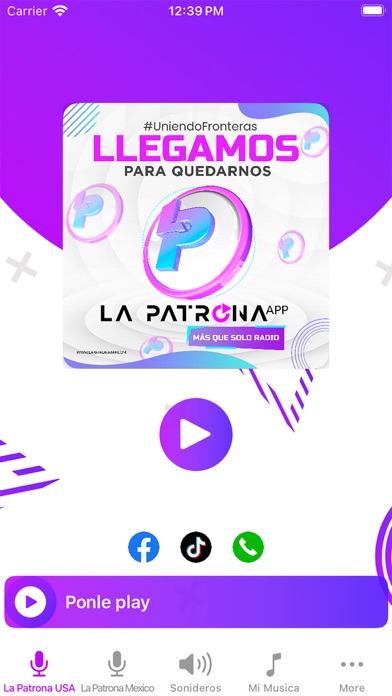 La Patrona App Screenshot