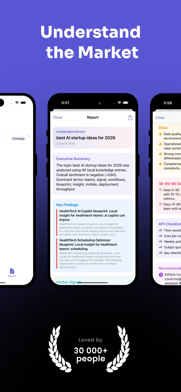 Screenshot #2 pour AI Research Agent – Startup AI