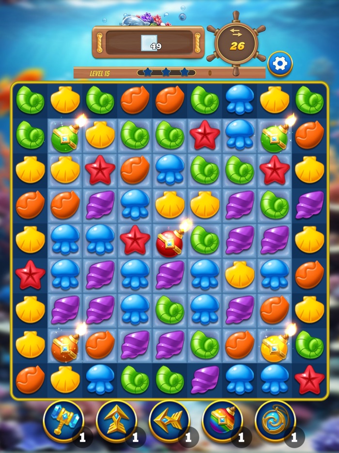 Marine Match 3 Puzzle