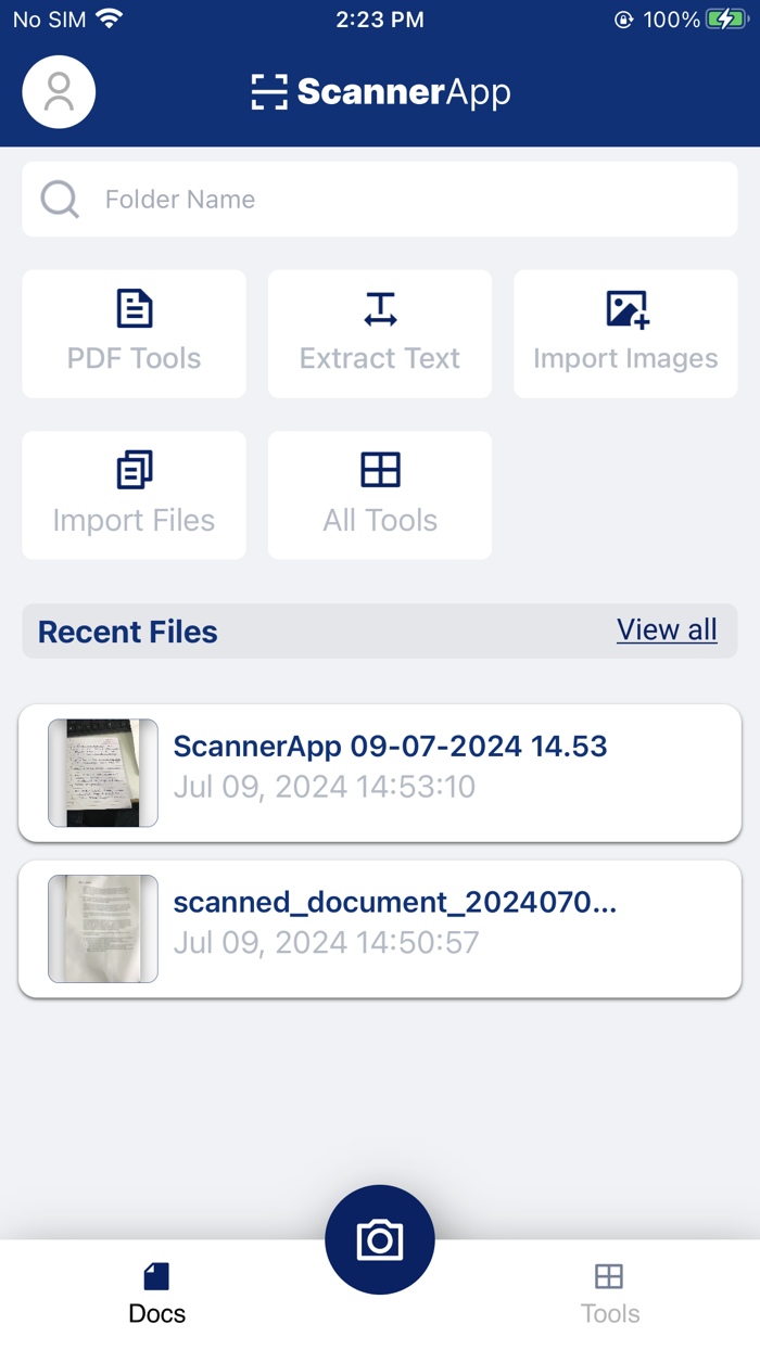 ScannerApp Photo to PDF  OCR