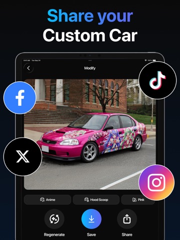 Modyfy: AI Car Designer iPad screenshot 6