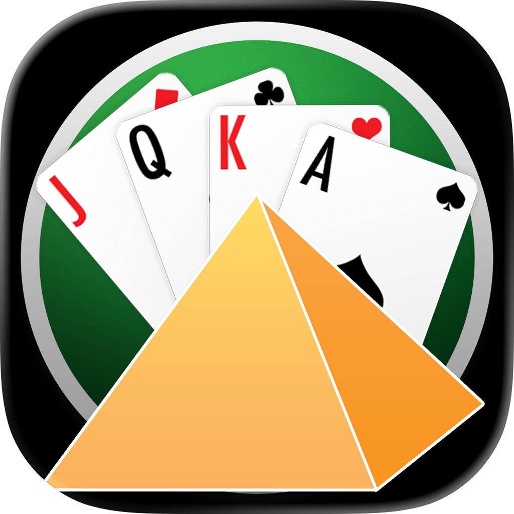 Apple App Store cover for Pyramid Solitaire—New Classic
