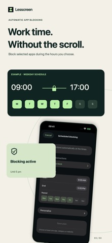 Lesscreen: Screen Time Limit Screenshot 3 of 4