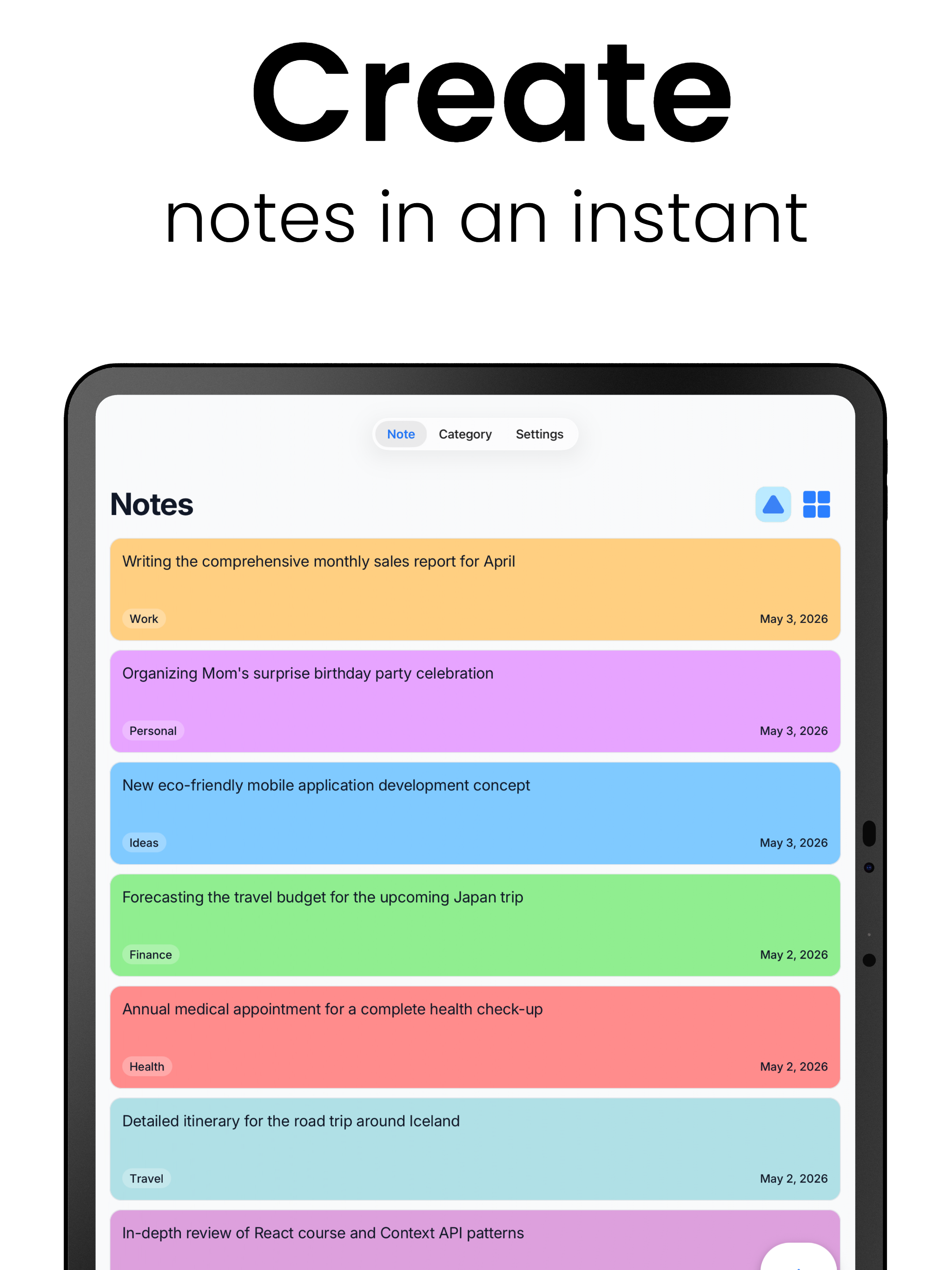Notely: Offline Notepad