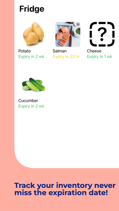 Fridge And Pantry Inventory Screenshot