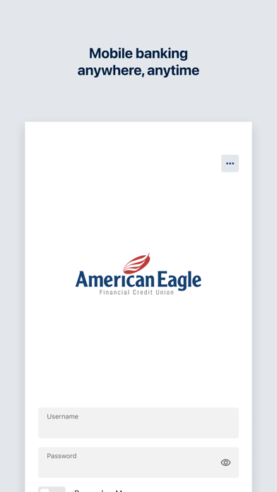 Screenshot #1 pour American Eagle FCU