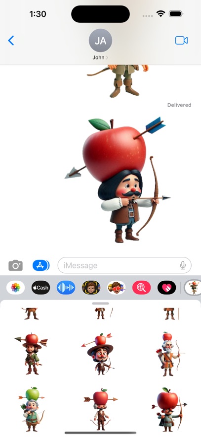 William Tell Stickers
