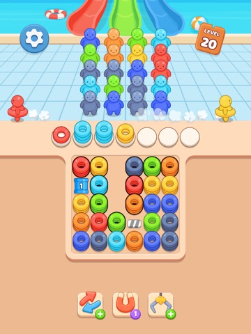 Aquapark Craze - Sort Puzzle iPad screenshot
