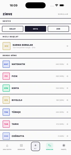 Zirve YKS: TYT AYT Soru screenshot 4