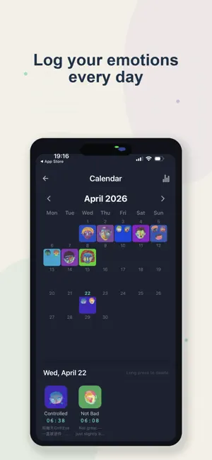 MyEmoLog screenshot 1