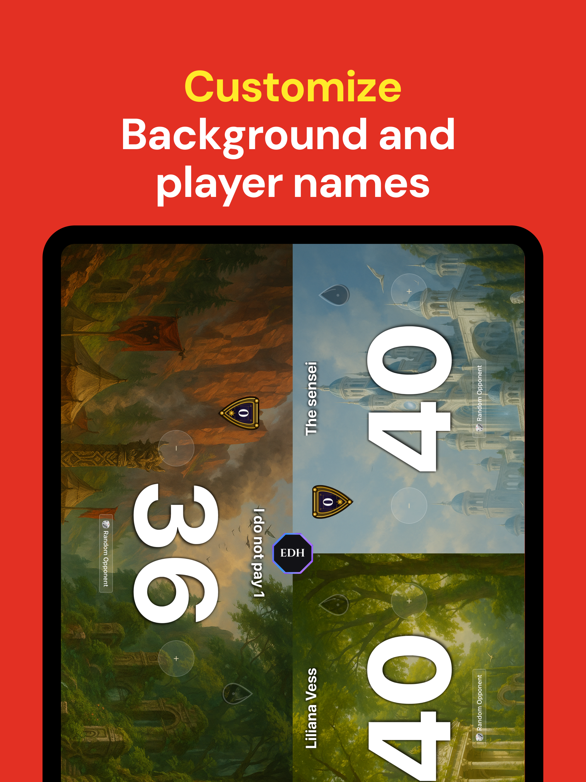 MTG-OS: Commander Life Counter
