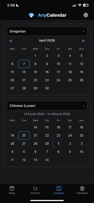 AnyCalendar Screenshot 4 of 5