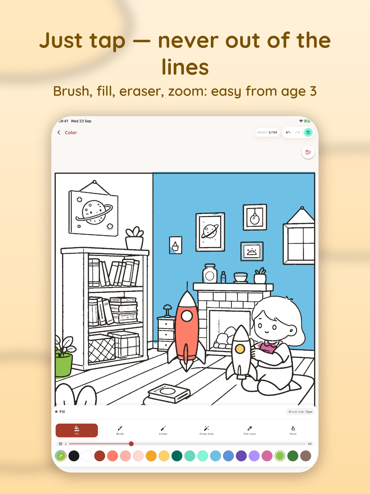 Screenshot 8 of Colori: Drawing & Coloring