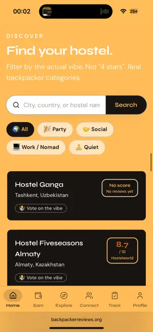 Backpacker Reviews screenshot 1