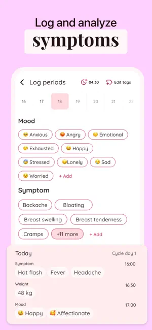 Life - Period Tracker Calendar screenshot 3