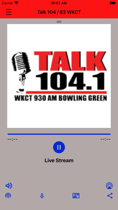 Talk 104 / 93 WKCT Screenshot 1 - AppWisp.com Talk 104 / 93 WKCT Screenshot 1 - AppWisp.com